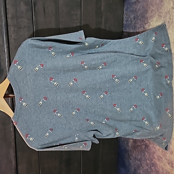 Gray Graphic Tshirt Magnetic Chicken - Picture 3 of 6